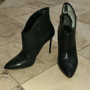 Enzo Angiolini Black Heeled Ankle Boots